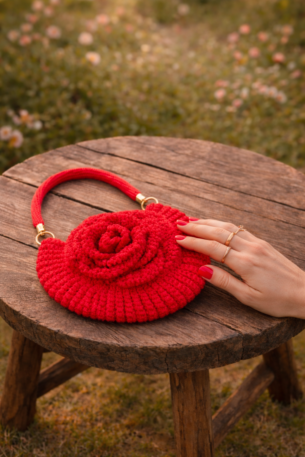 Red Rose Doori Bag