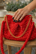 Velvet Hand Bag