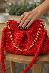 Velvet Hand Bag