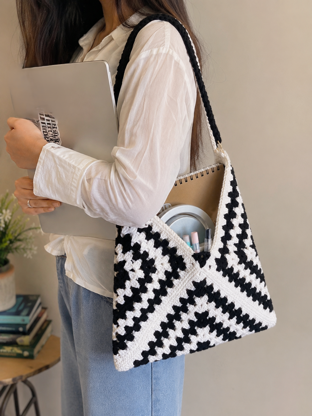 Granny Square Tote Bag