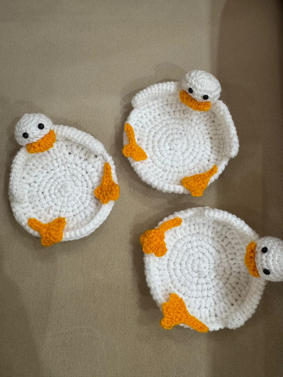 Handcrafted Duck Coasters (2 pcs)