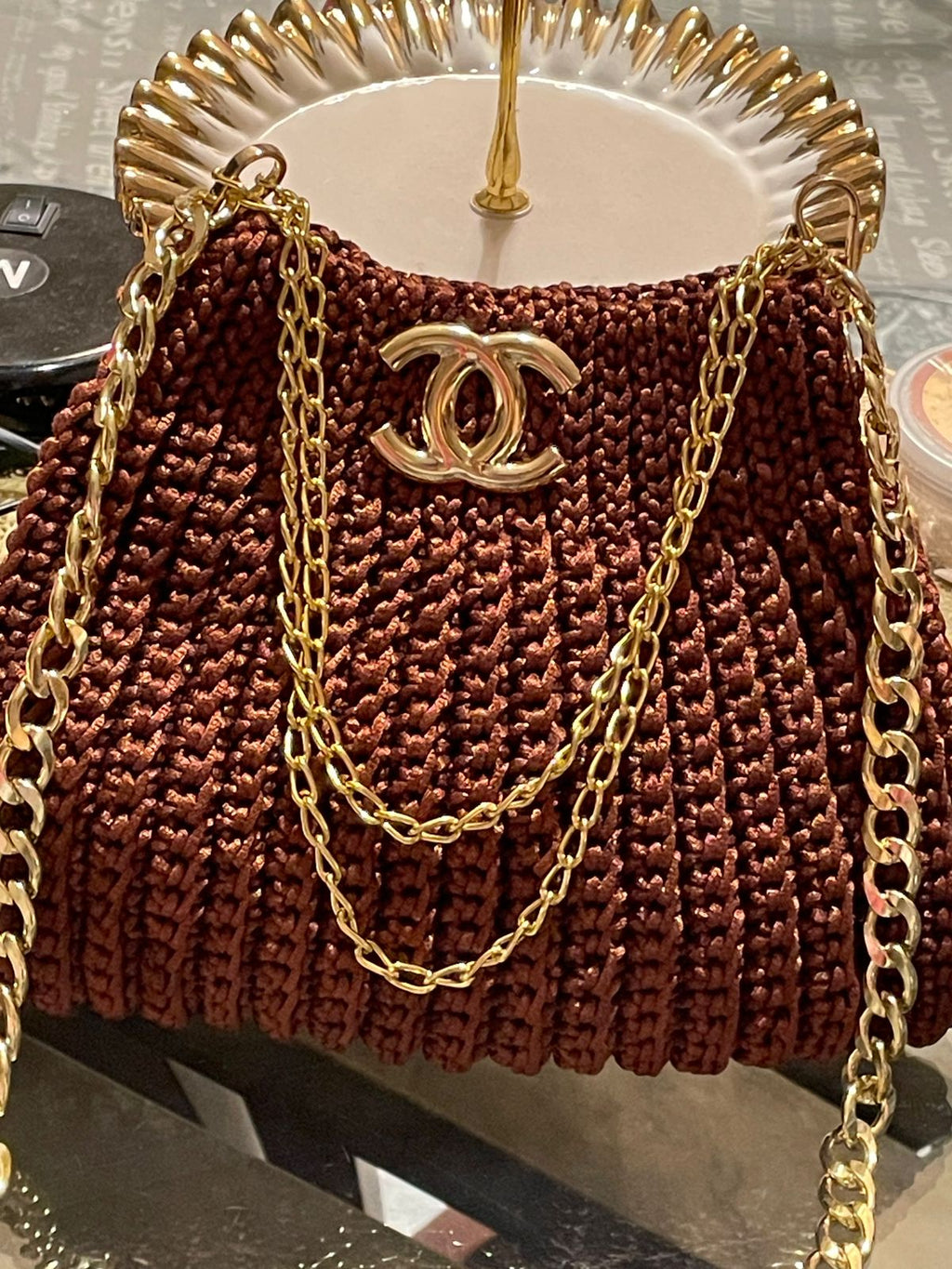Royale Crochet Chain Bag