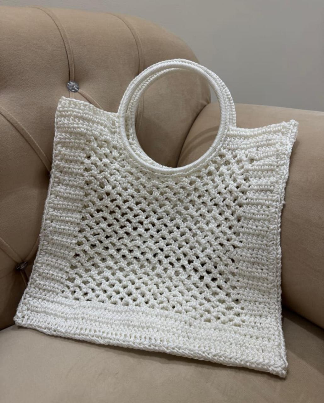 White Doori Basket Bags