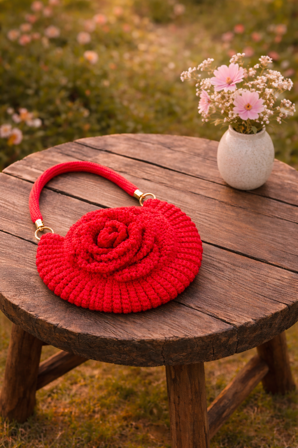 Red Rose Doori Bag